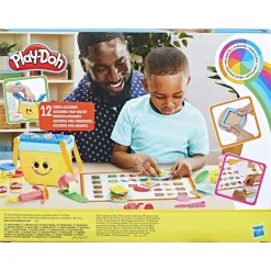 Play-Doh Il Mio Primo Picnic Delle Forme, 12 Strumenti E 6 Vasetti, Giocattoli Per Eta Prescolare