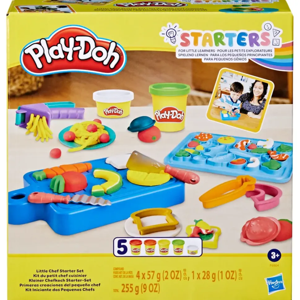 Play-Doh, Il Mio Primo Set Da Chef, Con 14 Accessori Finti Da Cucina, Giocattoli Per Bambini E Bambine