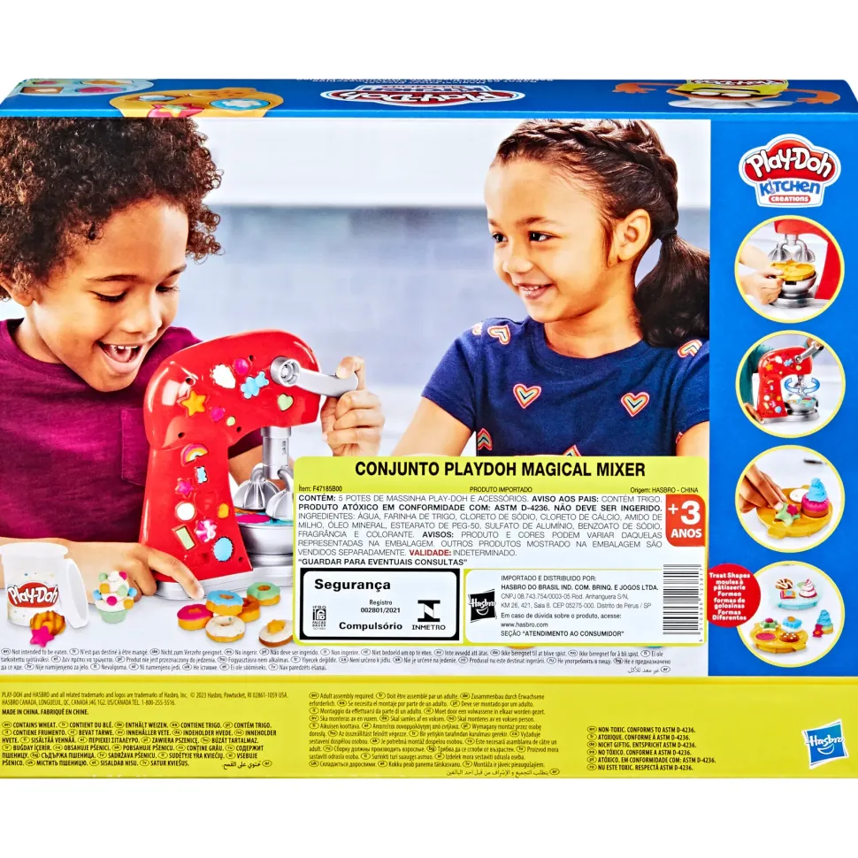 Play-Doh Kitchen Creations Il Magico Mixer, Impastatrice Giocattolo Con Finti Accessori Da Cucina