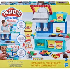 Play-Doh Kitchen Creations, Il Ristorante Dello Chef, Playset Da Cucina, Giocattolo Dai 3 Anni In Su