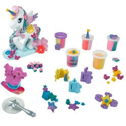 Play-Doh, Unicorno Magico Da Decorare, Per Bambini E Bambine Dai 3 Anni In Su, Con 5 Vasetti