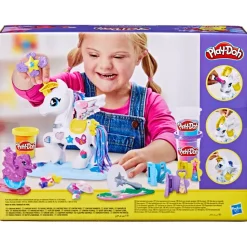 Play-Doh, Unicorno Magico Da Decorare, Per Bambini E Bambine Dai 3 Anni In Su, Con 5 Vasetti
