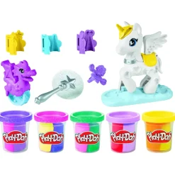 Play-Doh, Unicorno Magico Da Decorare, Per Bambini E Bambine Dai 3 Anni In Su, Con 5 Vasetti