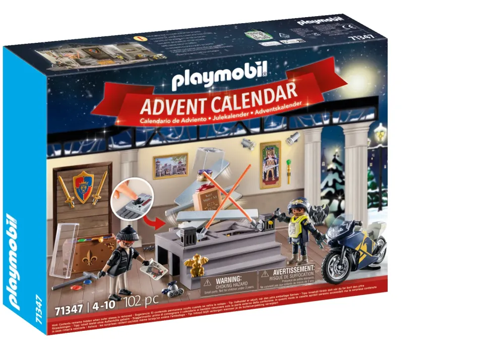 Playmobil 71347 Calendario Dell'Avvento Furto Al Museo Per Bambini Dai 4 Anni In Su
