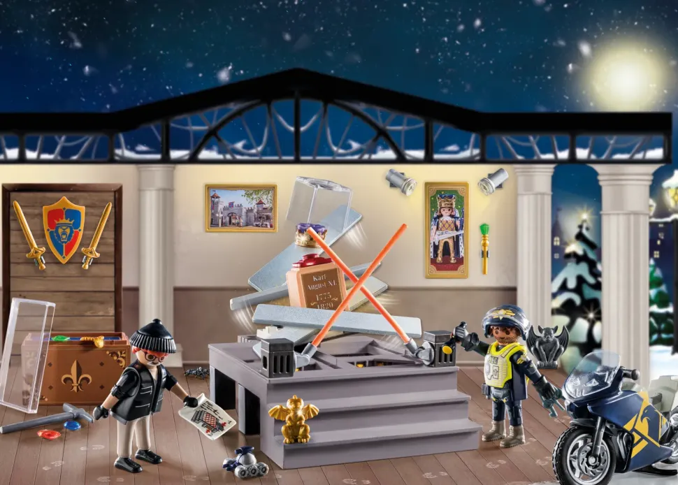 Playmobil 71347 Calendario Dell'Avvento Furto Al Museo Per Bambini Dai 4 Anni In Su