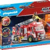 Playmobil 71233 Camion Dei Vigili Del Fuoco Con Luci E Suoni Per Bambini Dai 4 Anni