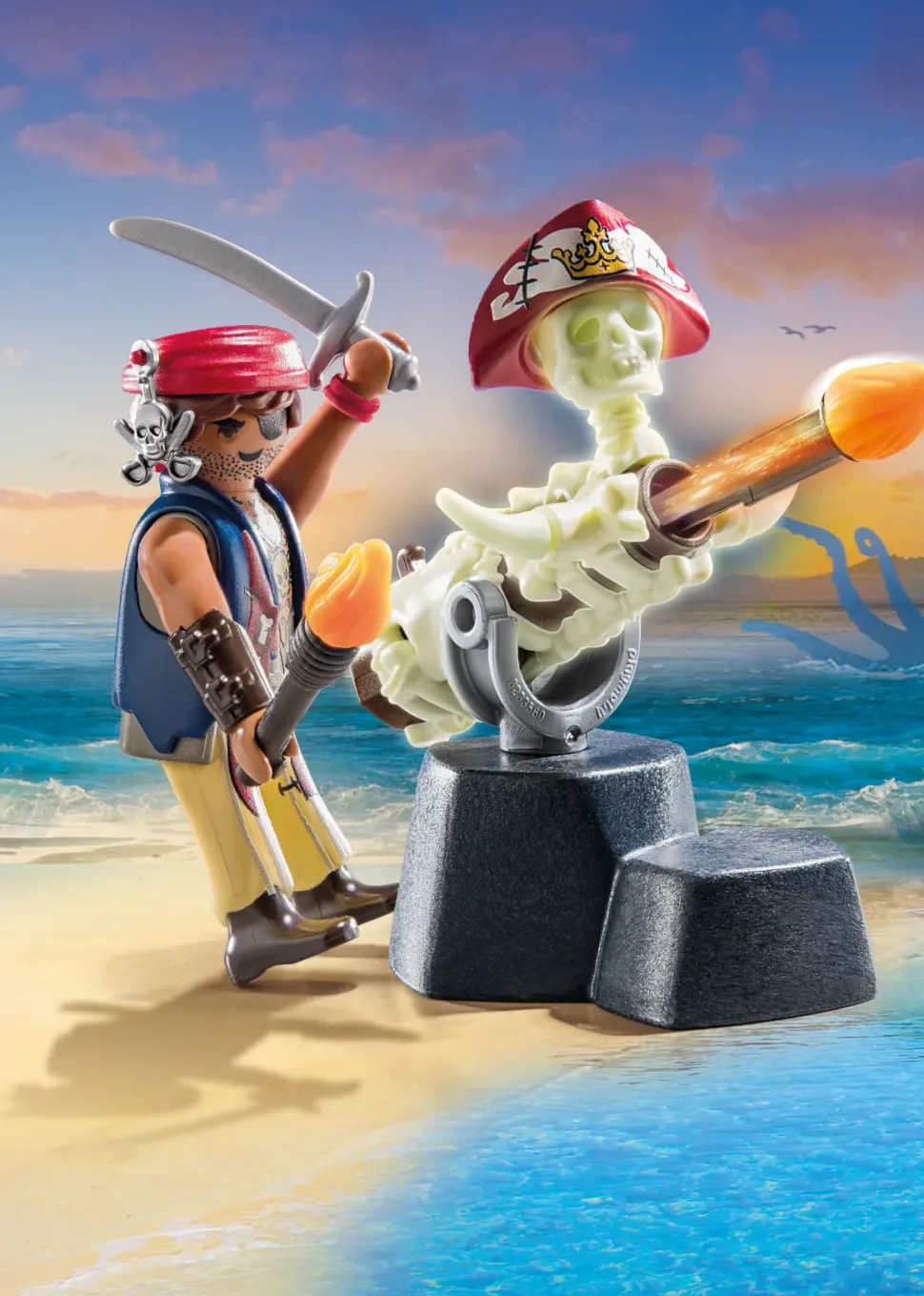 Playmobil 71420 Pirata Con Cannone Per Bambini Dai 4 Anni