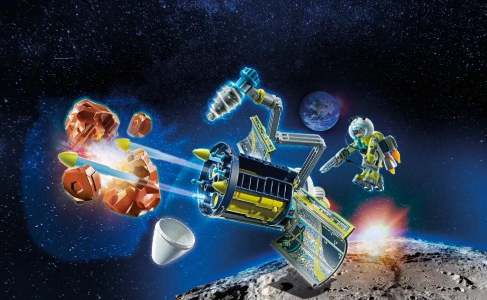 Playmobil 71369 Promopack Distruttore Di Meteoriti Per Bambini Dai 4 Anni
