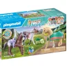 Playmobil 71356 Set 3 Cavalli Con Selle Per Bambini Dai 4 Anni In Su