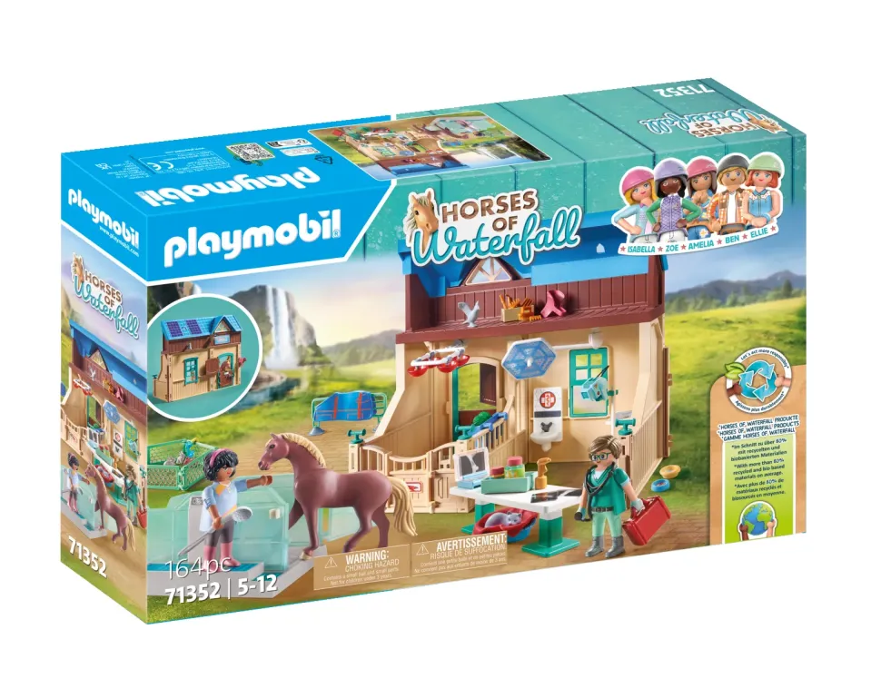 Playmobil 71352 Stalla Con Veterinario Per Bambini Dai 4 Anni