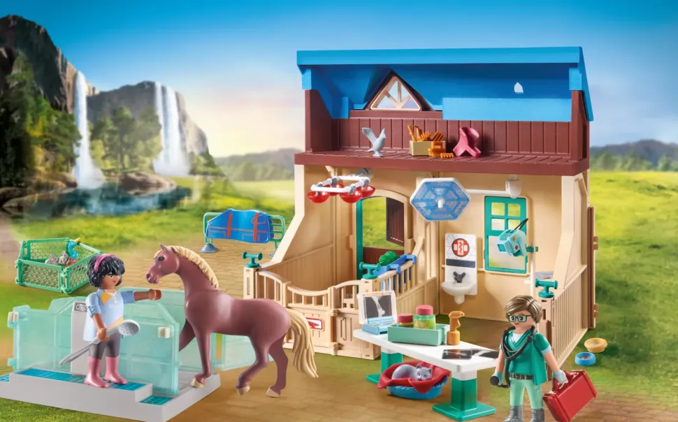 Playmobil 71352 Stalla Con Veterinario Per Bambini Dai 4 Anni
