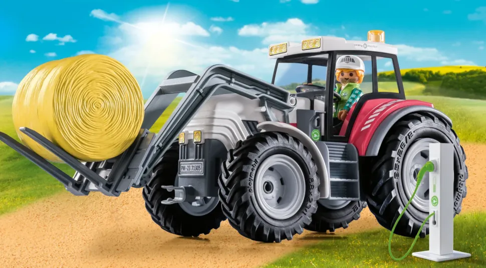 Playmobil 71305 Trattore Con Accessori Per Bambini Dai 4 Anni