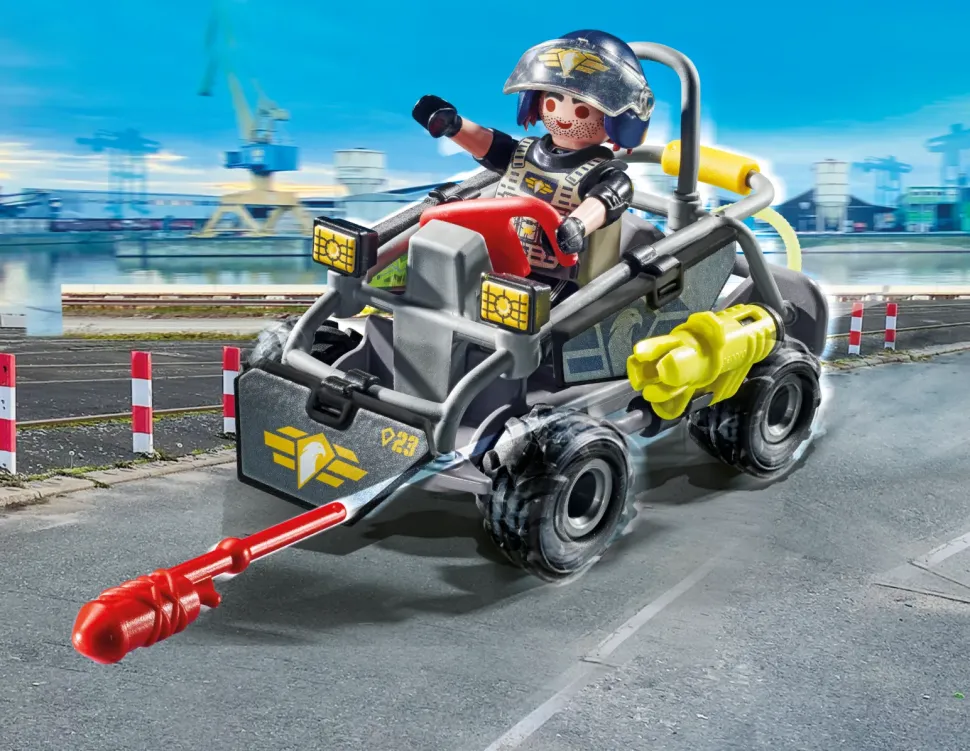 Playmobil 71147 Unita' Speciale Quad Terra-Acqua