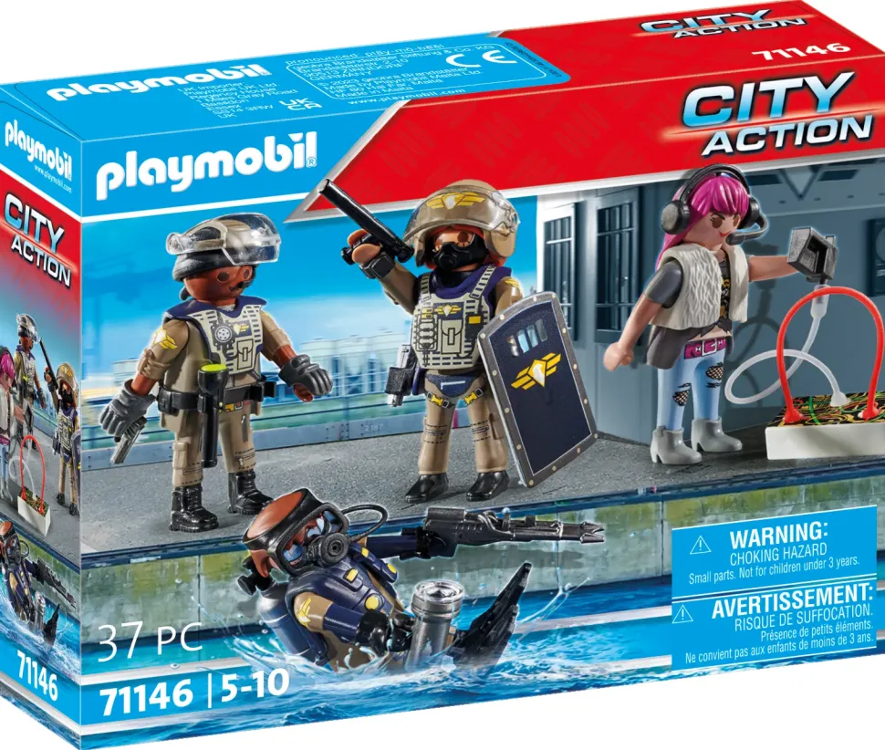 Playmobil 71146 Unita' Speciale Set 4 Personaggi Per Bambini Dai 5 Anni