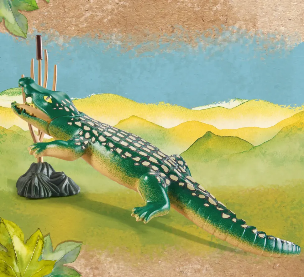 Playmobil 71287 Wiltopia Alligatore Giocattolo Sostenibile Per Bambini Dai 4 Anni