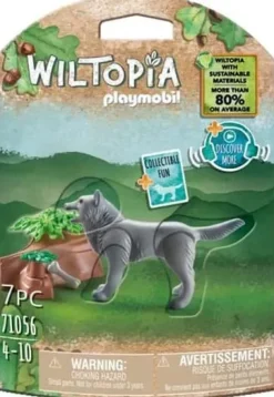 Playmobil- Animaux 71056 Lupo -Wiltopia Fatto In Materiali Sostenibili