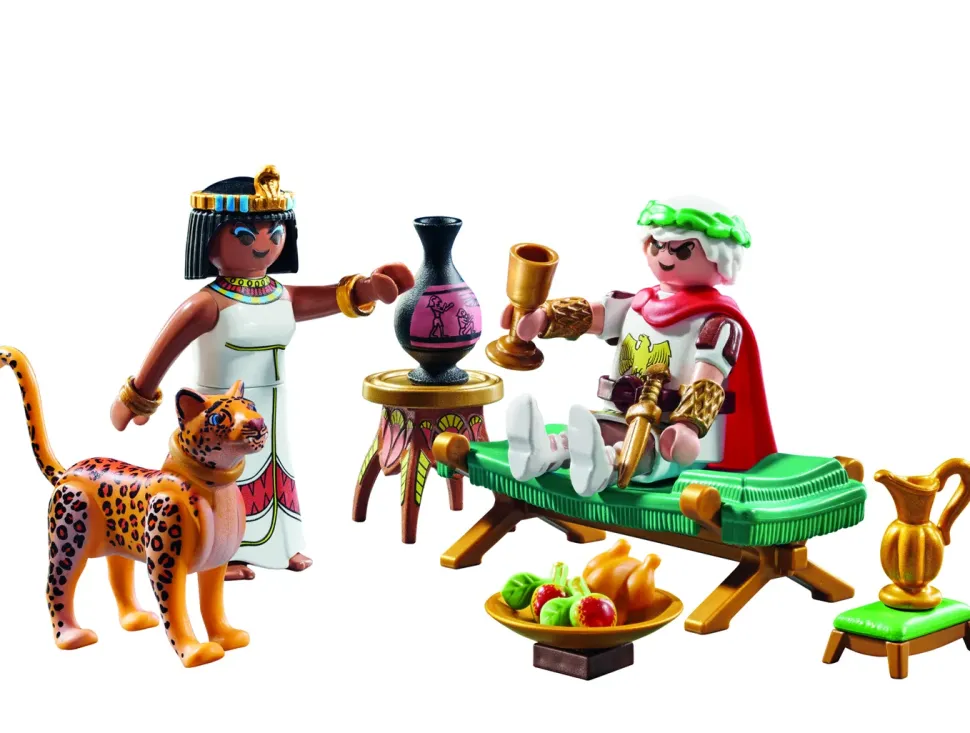 Playmobil Asterix 71270 Cesare E Cleopatra Giocattolo Per Bambini Dai 5 Anni
