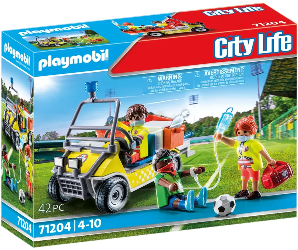 Playmobil City Life 71204 Veicolo Di Soccorso Per Bambini Dai 4 Anni In Su