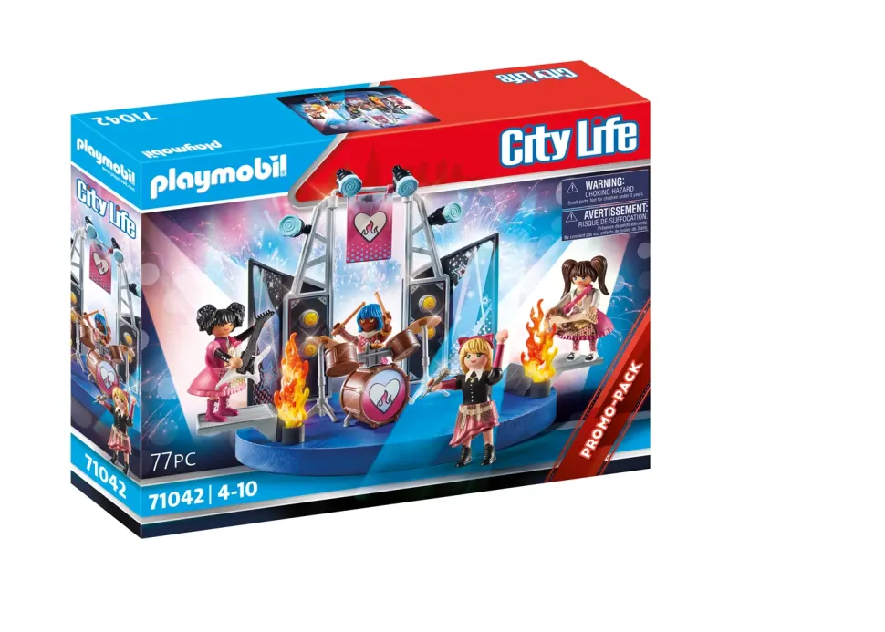 Playmobil City Life Promo Pack Rock Band Per Bambini Dai 4 Anni In Su