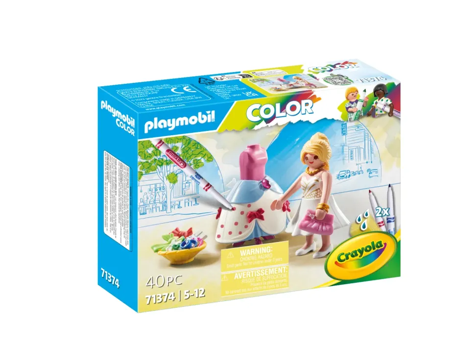 Playmobil Color 71374 Fashion Designer Per Bambini Dai 4 Anni