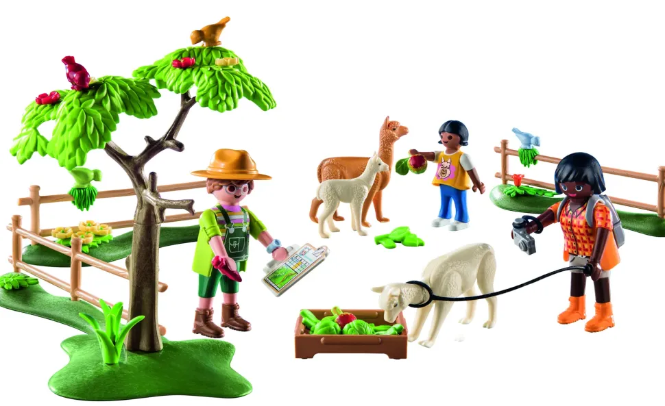 Playmobil Country 71251 Passeggiata Con Gli Alpaca Per Bambini Dai 4 Anni In Su