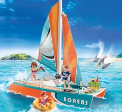 Playmobil Family Fun 71043 Promo Pack Catamarano Per Bambini Dai 4 Anni In Su