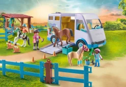 Playmobil Horse Of Waterfall 71493 Trasporto Cavalli E Stalla Per Bambini Dai 4 Anni