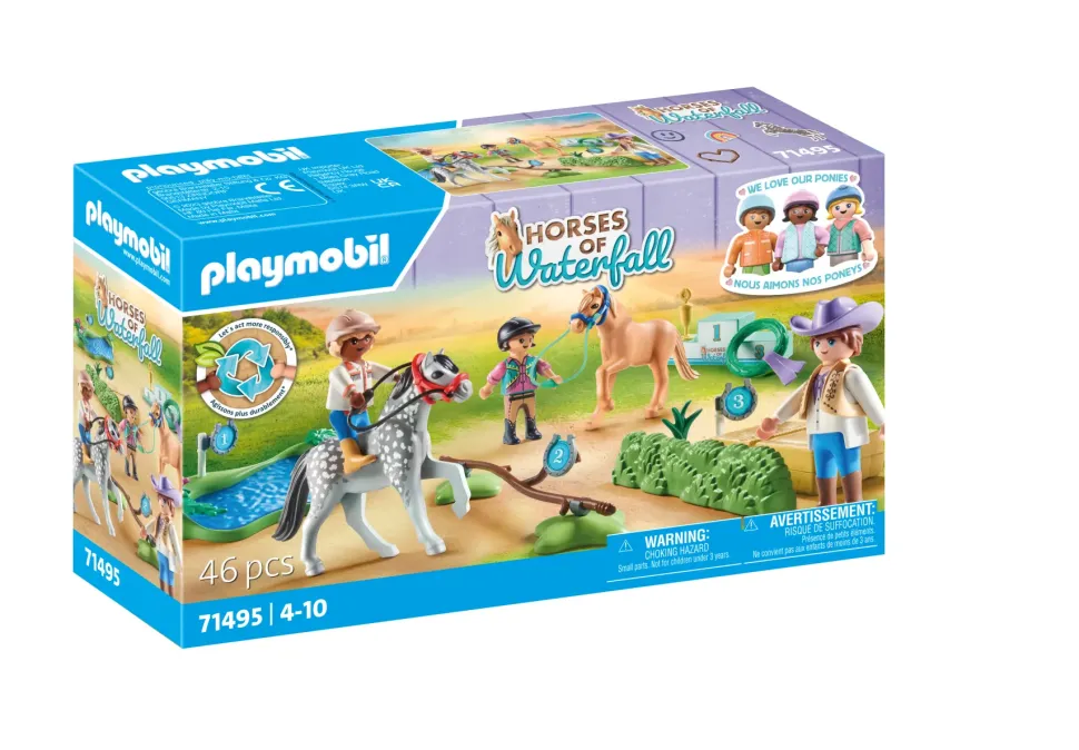 Playmobil Horse Of Waterfall 71495 Torneo Di Equitazione Dei Pony Per Bambini Dai 4 Anni