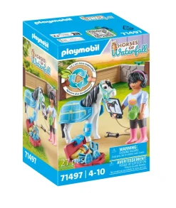 Playmobil Horse Of Waterfall 71497 Veterinaria Dei Cavalli Per Bambini Dai 4 Anni