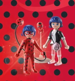 Playmobil Miraculous 71336 : Marinette & Ladybug Per Bambini Dai 4 Anni