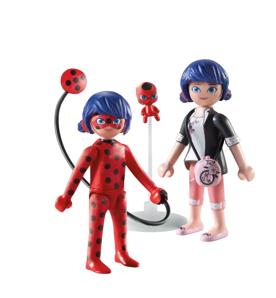 Playmobil Miraculous 71336 : Marinette & Ladybug Per Bambini Dai 4 Anni