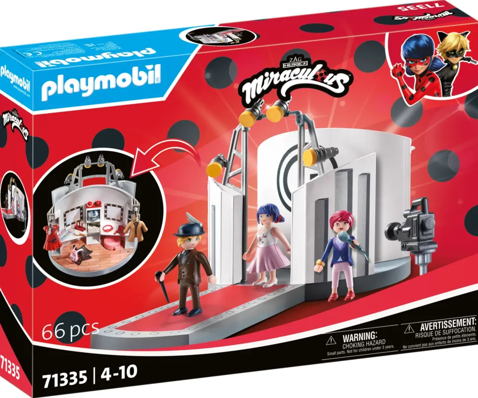 Playmobil Miraculous 71335 : Sfilata Di Adrien A Parigi Per Bambini Dai 4 Anni