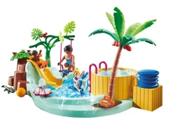 Playmobil Promo Pack 71529 Piscina Con Vasca Idromassaggio Per Bambini Dai 4 Anni