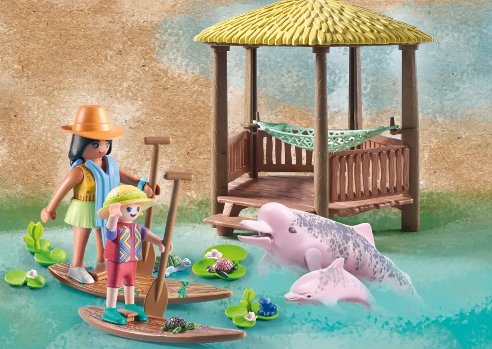 Playmobil Wiltopia 71143, Escursione Tra I Delfini Di Fiume Dai 4 Anni In Su