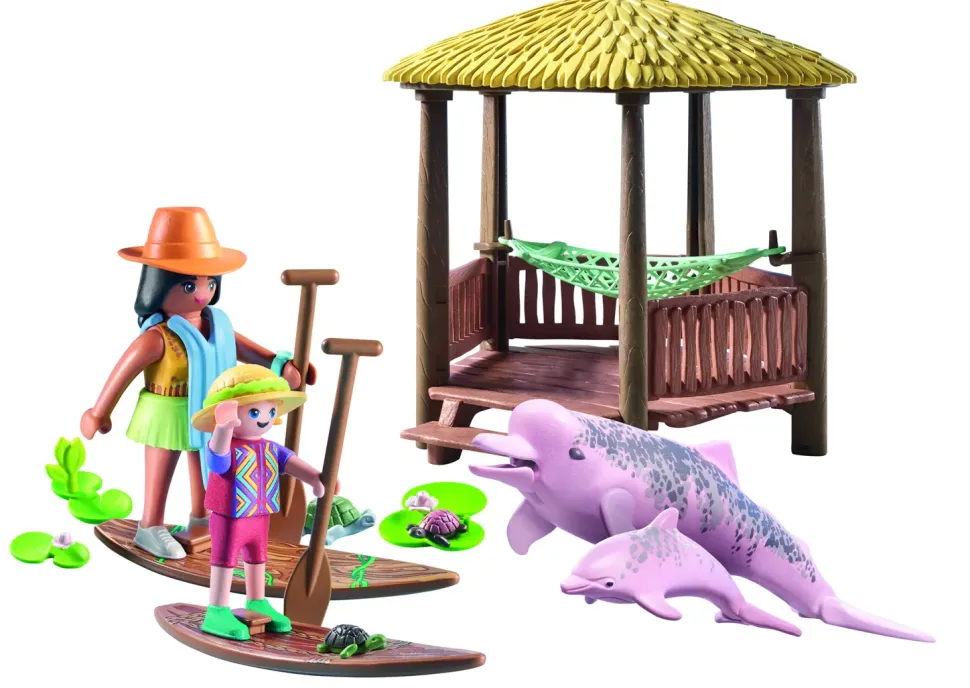 Playmobil Wiltopia 71143, Escursione Tra I Delfini Di Fiume Dai 4 Anni In Su
