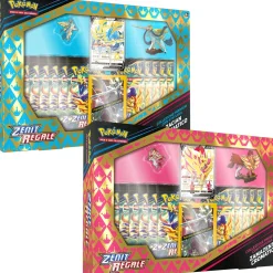 Pokemon Collezione Premium Statuina Zacian/Zamazenta Cromatico Zenit Regale
