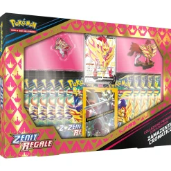 Pokemon Collezione Premium Statuina Zacian/Zamazenta Cromatico Zenit Regale