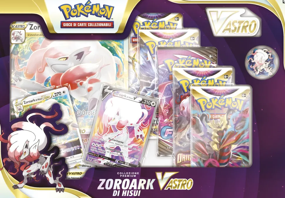 Pokemon Collezione Premium Zoroark Di Hisui V-Astro