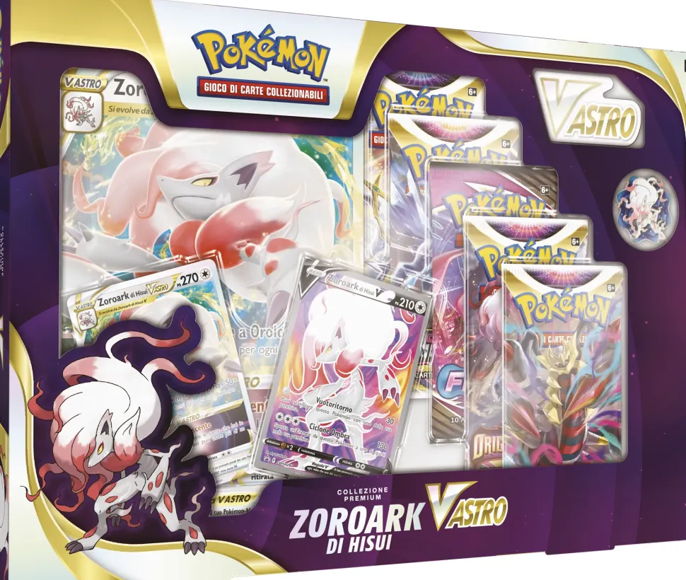 Pokemon Collezione Premium Zoroark Di Hisui V-Astro