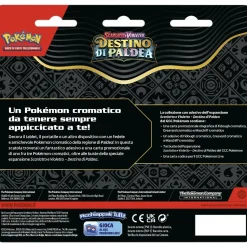 Pokemon Destino Di Paldea Collezione Con Adesivo
