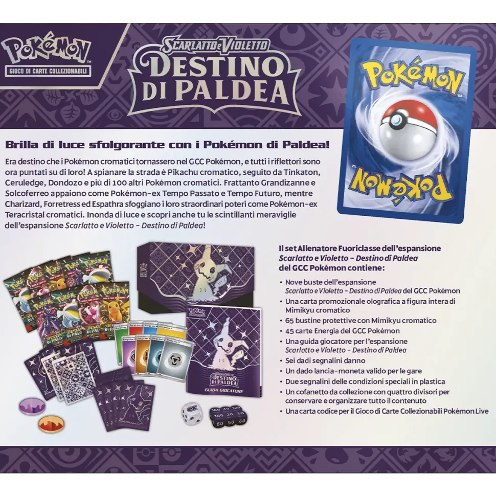 Pokemon Destino Di Paldea Set Allenatore Fuoriclasse