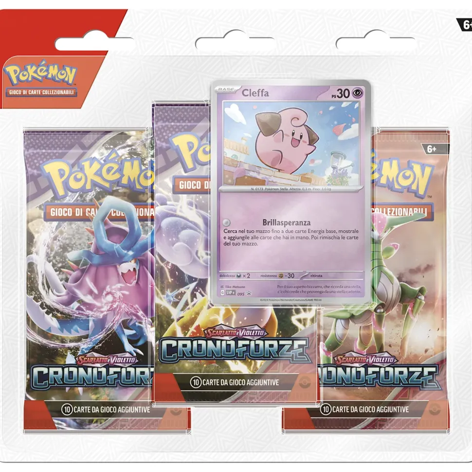 Pokemon Scarlatto E Violetto Cronoforze Blister 3 Pack
