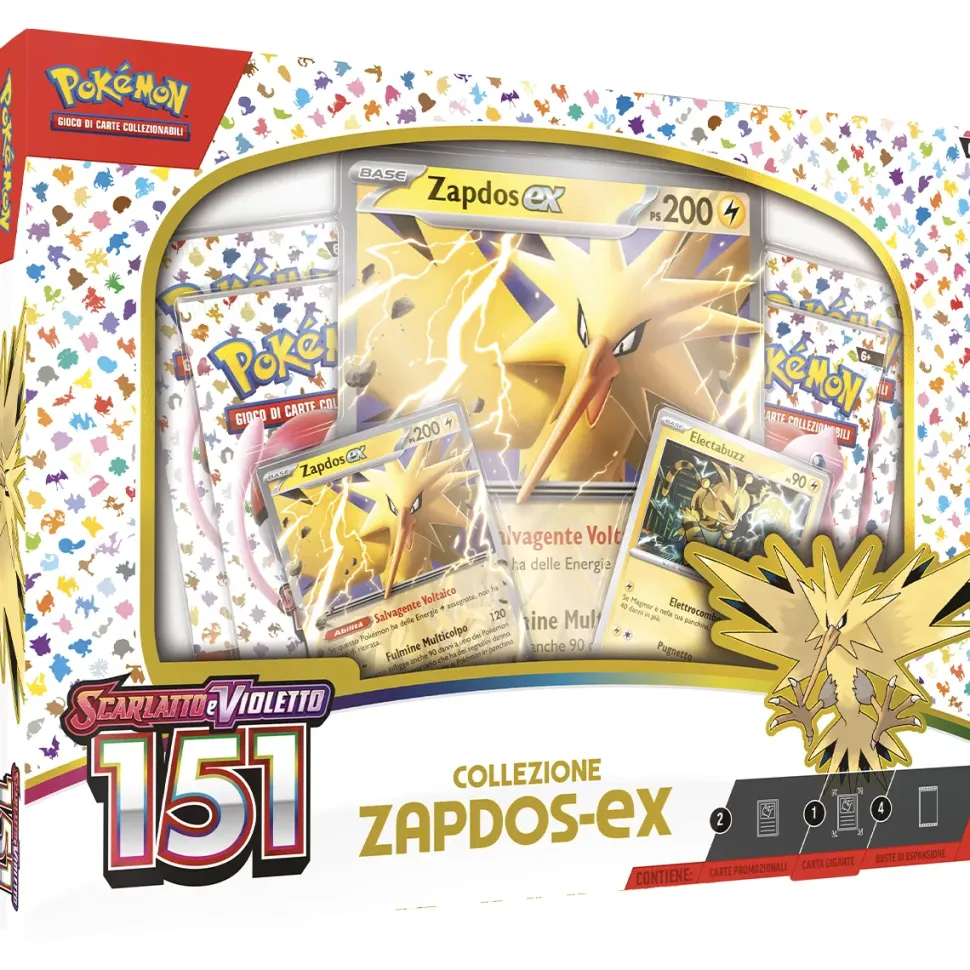 Pokemon Scarlatto E Violetto 151 Collezione Zapdos Ex
