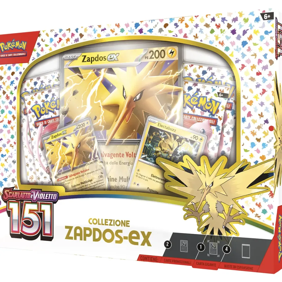 Pokemon Scarlatto E Violetto 151 Collezione Zapdos Ex