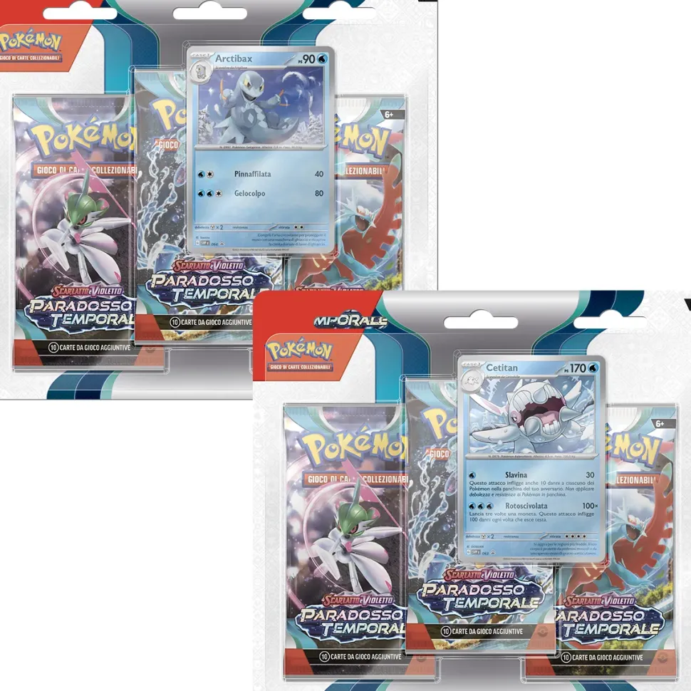 Pokemon Scarlatto E Violetto Paradosso Temporale-3 Pack Blister
