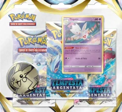 Pokemon Spada E Scudo Tempesta Argentata 3 Pack Blister