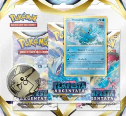 Pokemon Spada E Scudo Tempesta Argentata 3 Pack Blister