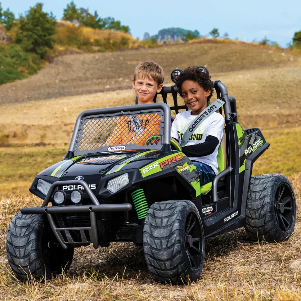 Polaris Rzr Pro Green Shadow- Peg Perego La Nuova Dimensione Del Divertimento.