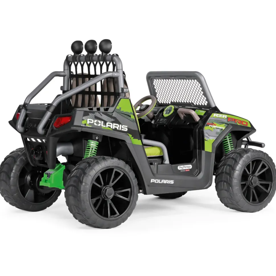 Polaris Rzr Pro Green Shadow- Peg Perego La Nuova Dimensione Del Divertimento.