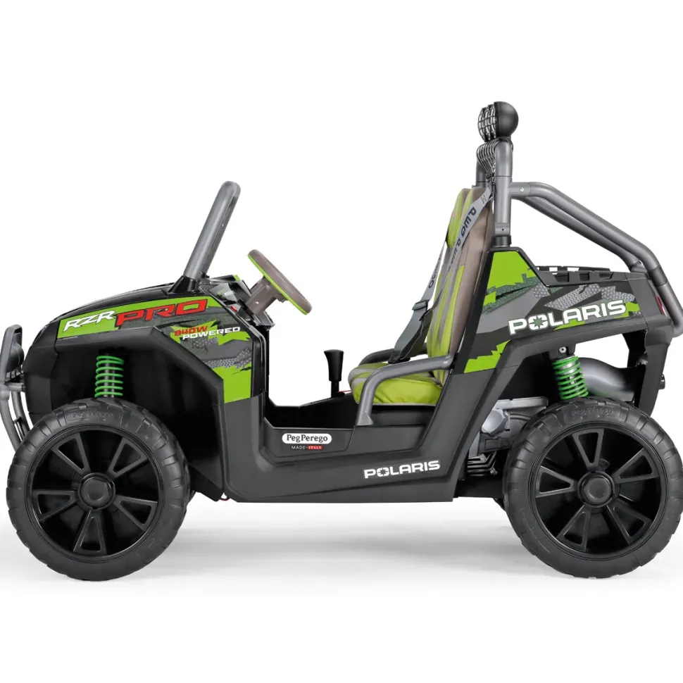 Polaris Rzr Pro Green Shadow- Peg Perego La Nuova Dimensione Del Divertimento.